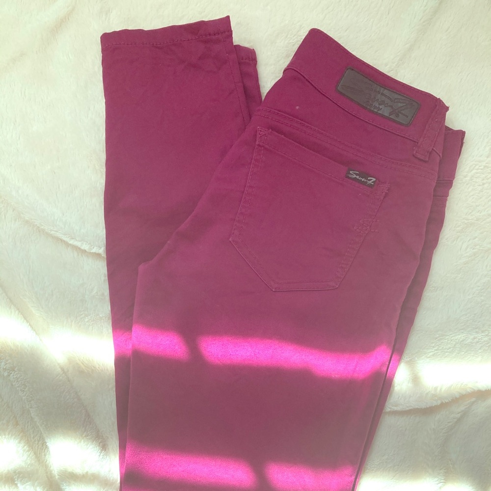 Seven Dark Pink Pants